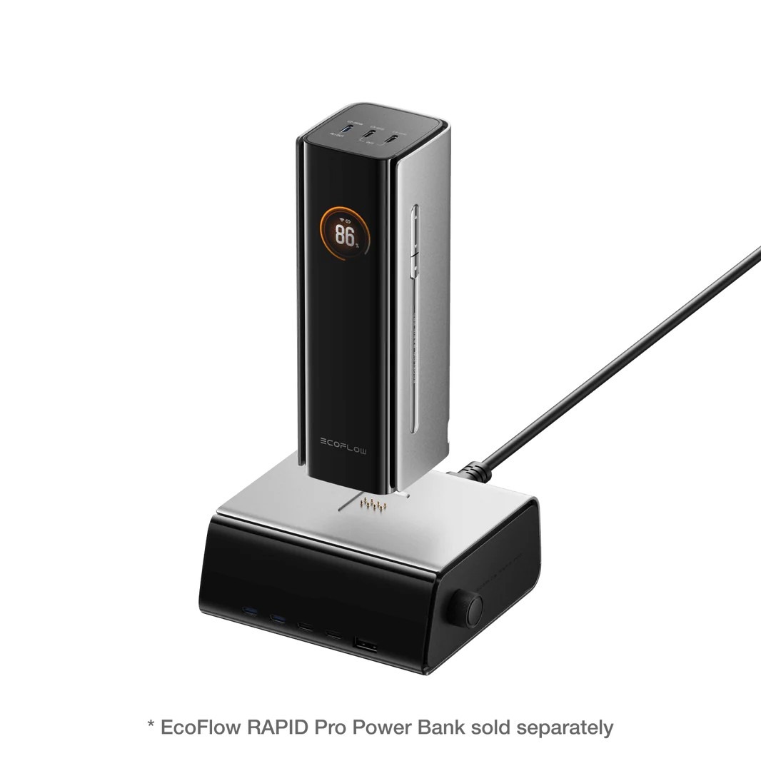 Incarcator de masa EcoFlow RAPID Pro / 320W / 6-in-1 Incarcator de masa EcoFlow RAPID Pro / 320W / 6-in-1