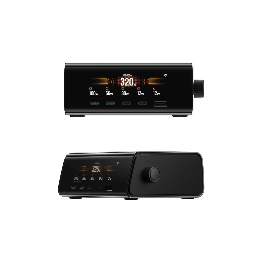 Incarcator de masa EcoFlow RAPID Pro / 320W / 6-in-1 Incarcator de masa EcoFlow RAPID Pro / 320W / 6-in-1