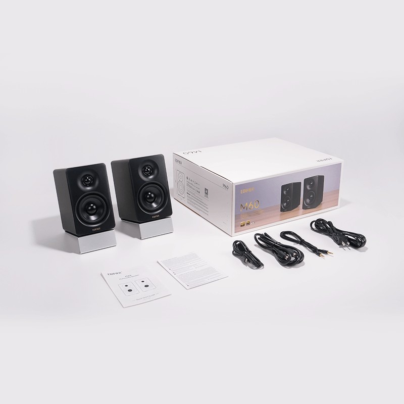 Колонки Edifier M60 Black/ 66W RMS/ Bluetooth/ 3.5mm AUX/ USB-C audio inputs Колонки Edifier M60 Black/ 66W RMS/ Bluetooth/ 3.5mm AUX/ USB-C audio inputs