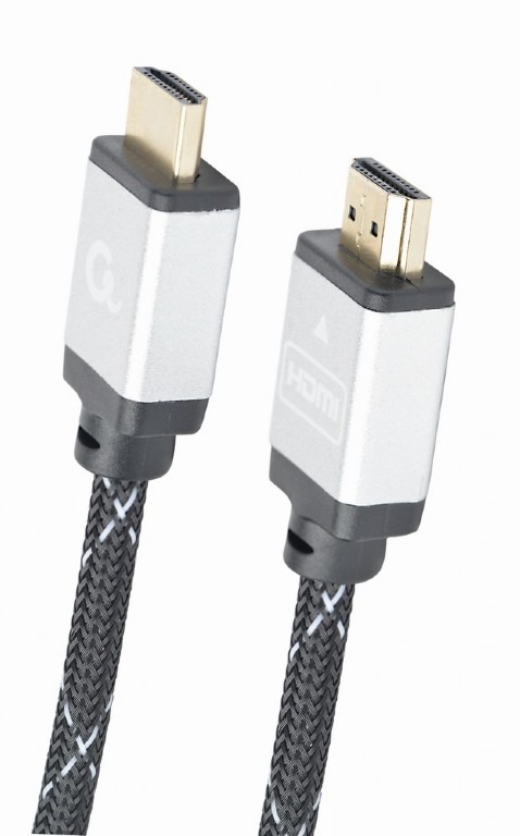 Cable HDMI CCB-HDMIL-1.5M, 1.5m, male-male, Select Plus Series, High speed HDMI cable with Ethernet, Supports 4K UHD resolutions at 60 Hz, Durable nylon Cable HDMI CCB-HDMIL-1.5M, 1.5m, male-male, Select Plus Series, High speed HDMI cable with Ethernet, Supports 4K UHD resolutions at 60 Hz, Durable nylon