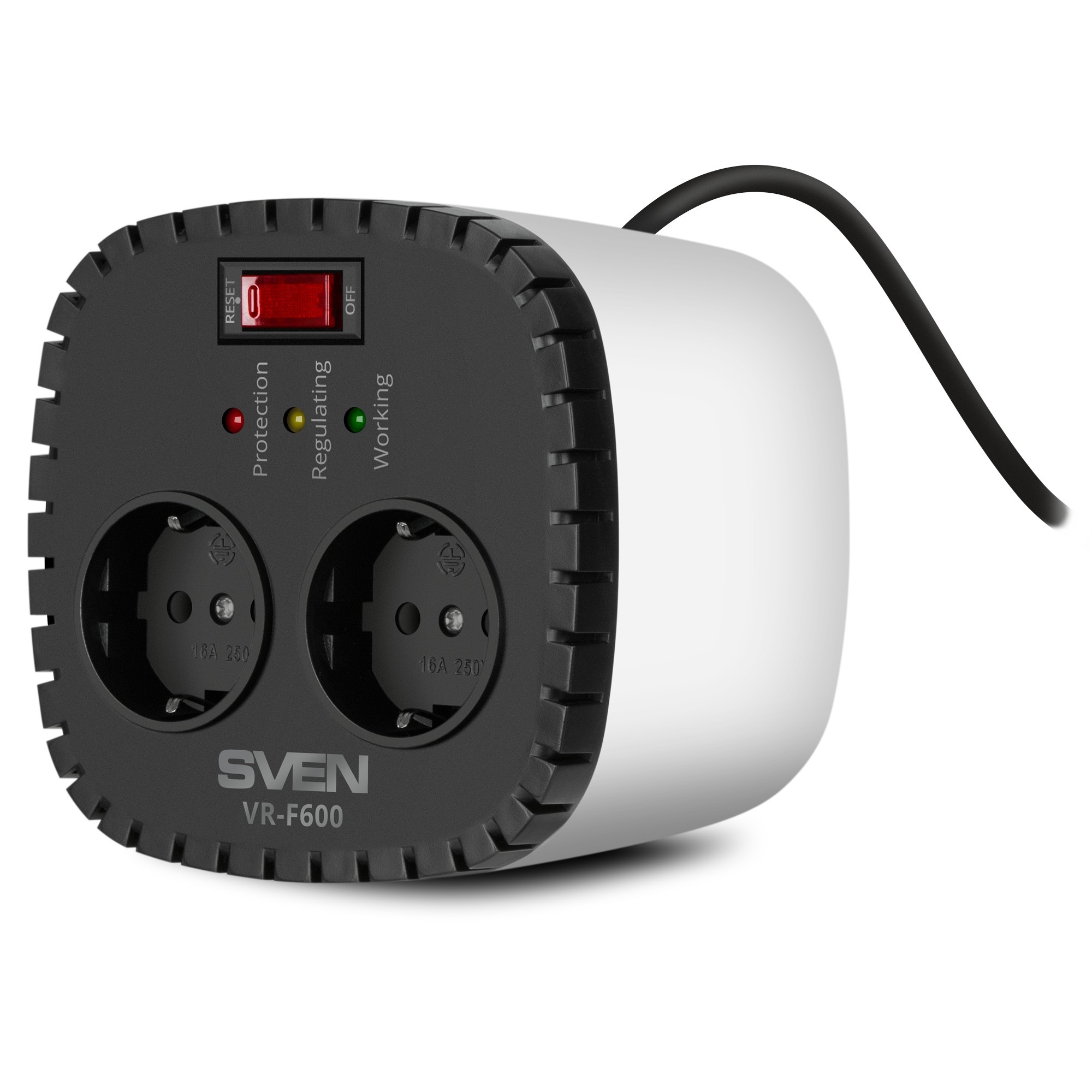 Stabilizator de tensiune SVEN VR-F600, 200W Stabilizator de tensiune SVEN VR-F600, 200W