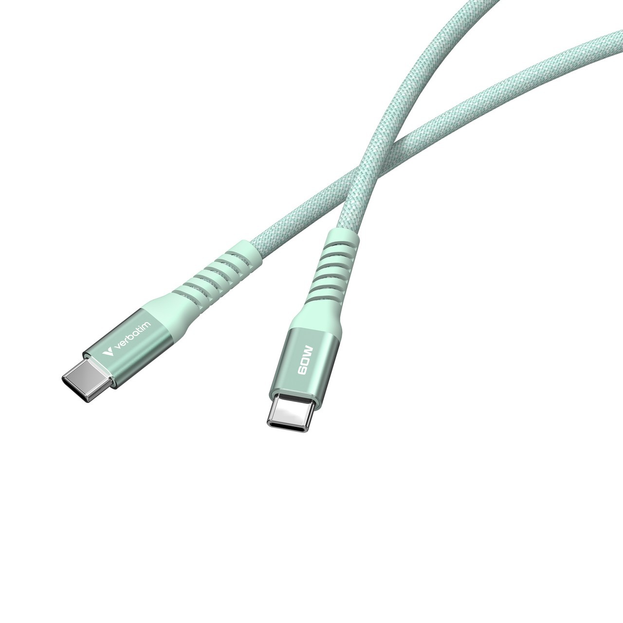 Cablu USB-C to USB-C Verbatim Sync & Charge Magnetic 60W / 1.2 m/ Green Cablu USB-C to USB-C Verbatim Sync & Charge Magnetic 60W / 1.2 m/ Green