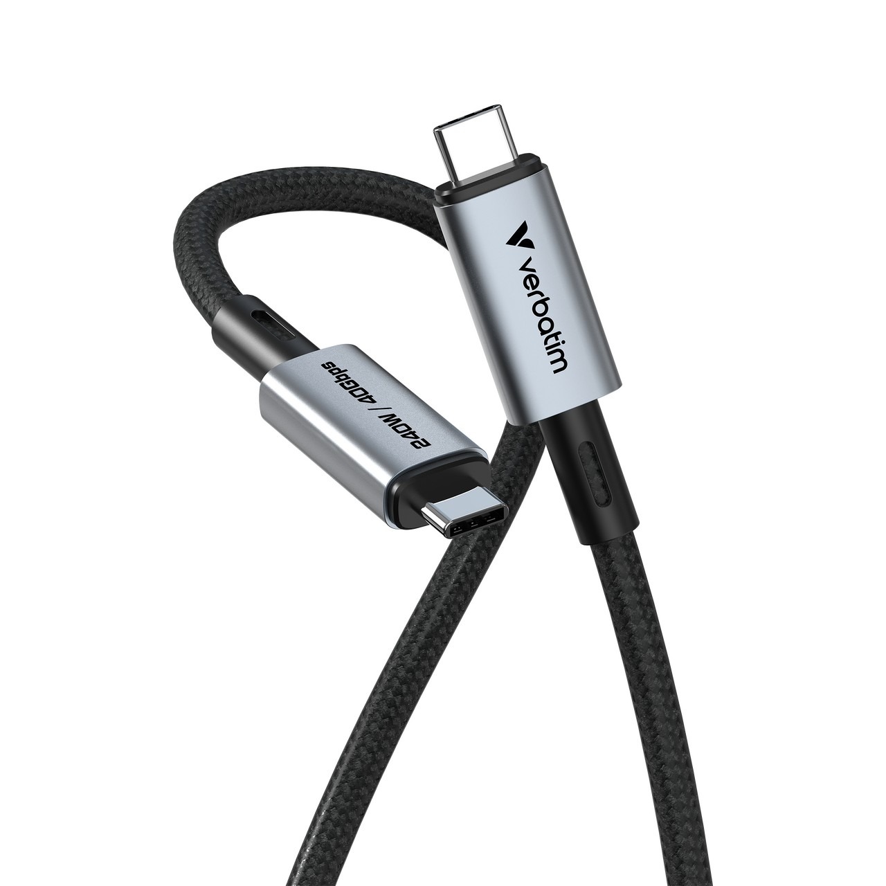 Cablu USB-C - USB-C Verbatim Sync & Charge USB4.0 / Thunderbolt 4 / 240W / 40 Gbps / 1.2 m Cablu USB-C - USB-C Verbatim Sync & Charge USB4.0 / Thunderbolt 4 / 240W / 40 Gbps / 1.2 m