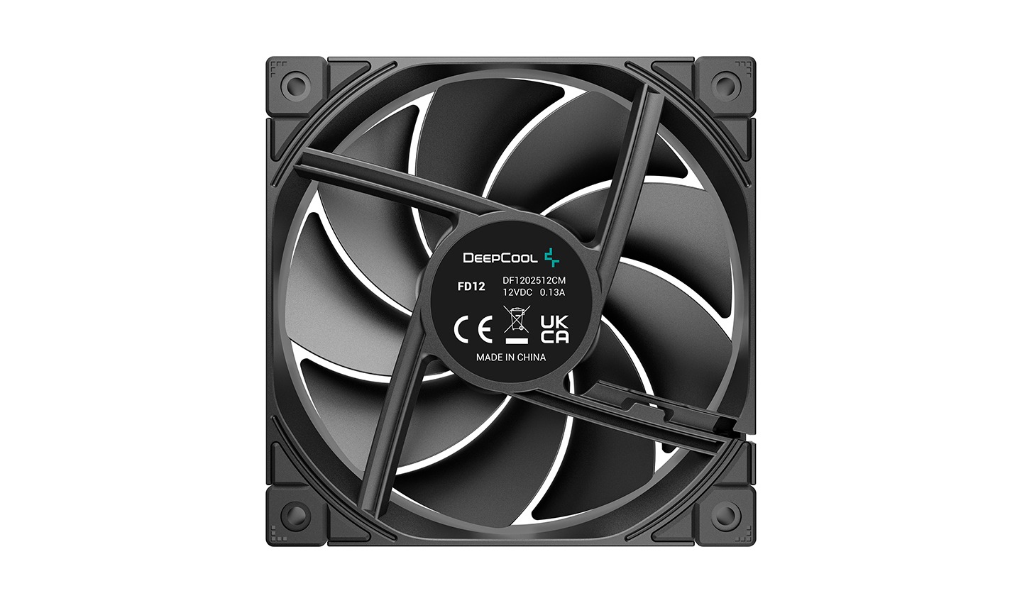 Кулер для корпуса DEEPCOOL FD12/ 120mm/ 400~2050 RPM/ Кулер для корпуса DEEPCOOL FD12/ 120mm/ 400~2050 RPM/