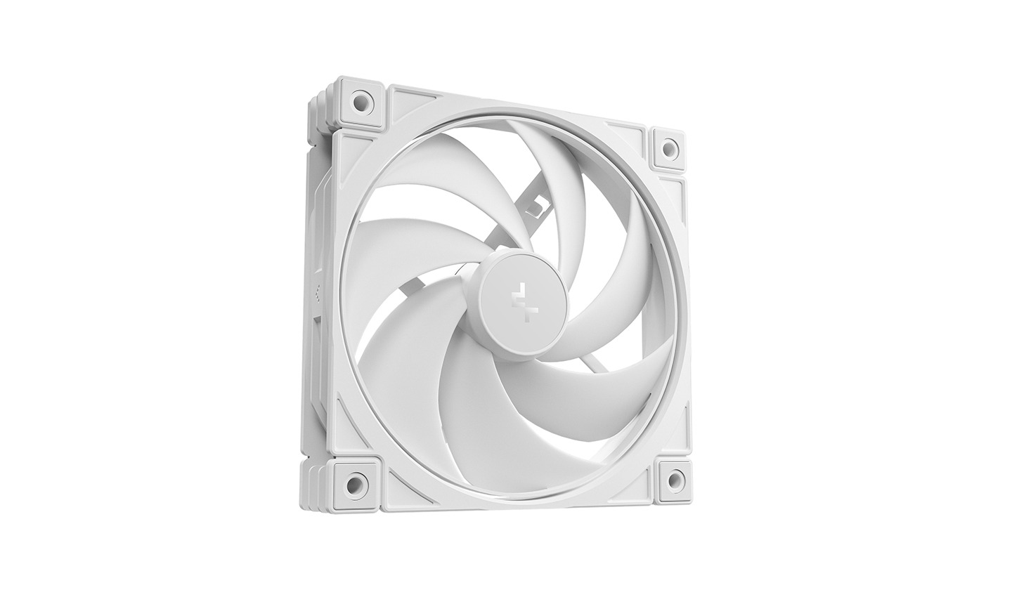 Кулер для корпуса DEEPCOOL FD12 WH V2/ 120mm/ 500~2500 RPM/ Кулер для корпуса DEEPCOOL FD12 WH V2/ 120mm/ 500~2500 RPM/
