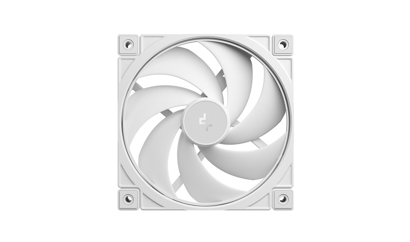 Кулер для корпуса DEEPCOOL FD12 WH V2/ 120mm/ 500~2500 RPM/ Кулер для корпуса DEEPCOOL FD12 WH V2/ 120mm/ 500~2500 RPM/