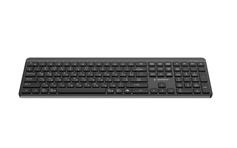 Беспроводная клавиатура Gembird KB-WPS-03-CYRL, Black Беспроводная клавиатура Gembird KB-WPS-03-CYRL, Black