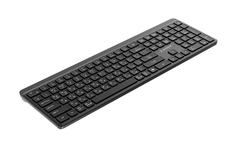 Беспроводная клавиатура Gembird KB-WPS-03-CYRL, Black Беспроводная клавиатура Gembird KB-WPS-03-CYRL, Black