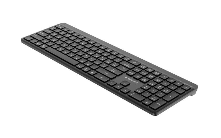 Беспроводная клавиатура Gembird KB-WPS-03-CYRL, Black Беспроводная клавиатура Gembird KB-WPS-03-CYRL, Black