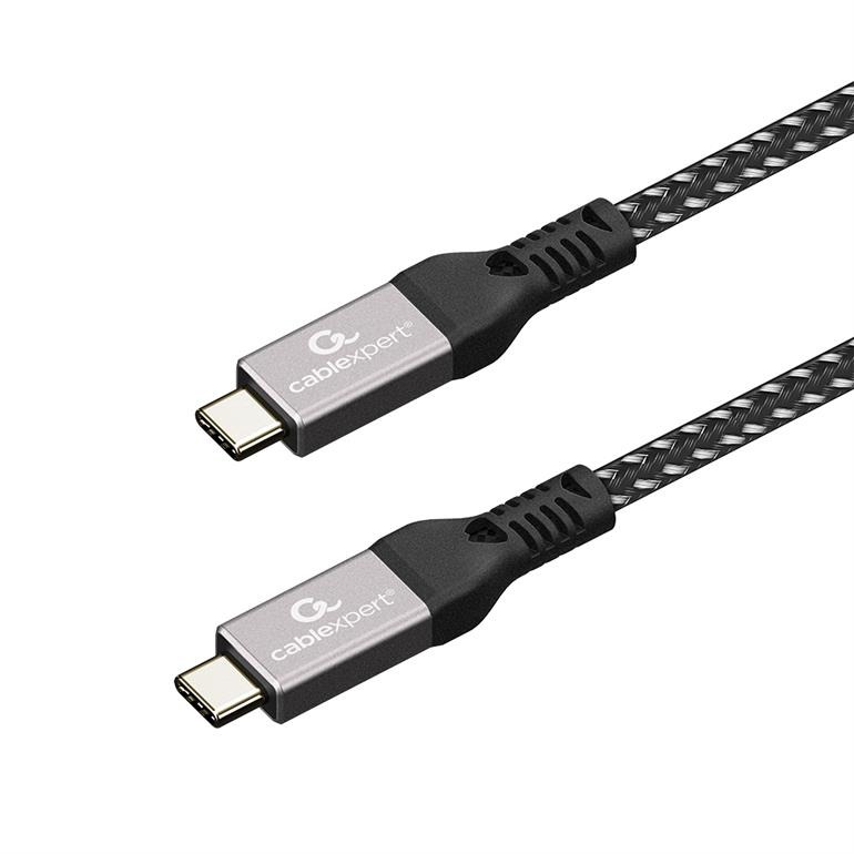 Gembird Premium USB4 Type-C charging and data cable, 40 Gbps, 240 W, 1.5 m Gembird Premium USB4 Type-C charging and data cable, 40 Gbps, 240 W, 1.5 m