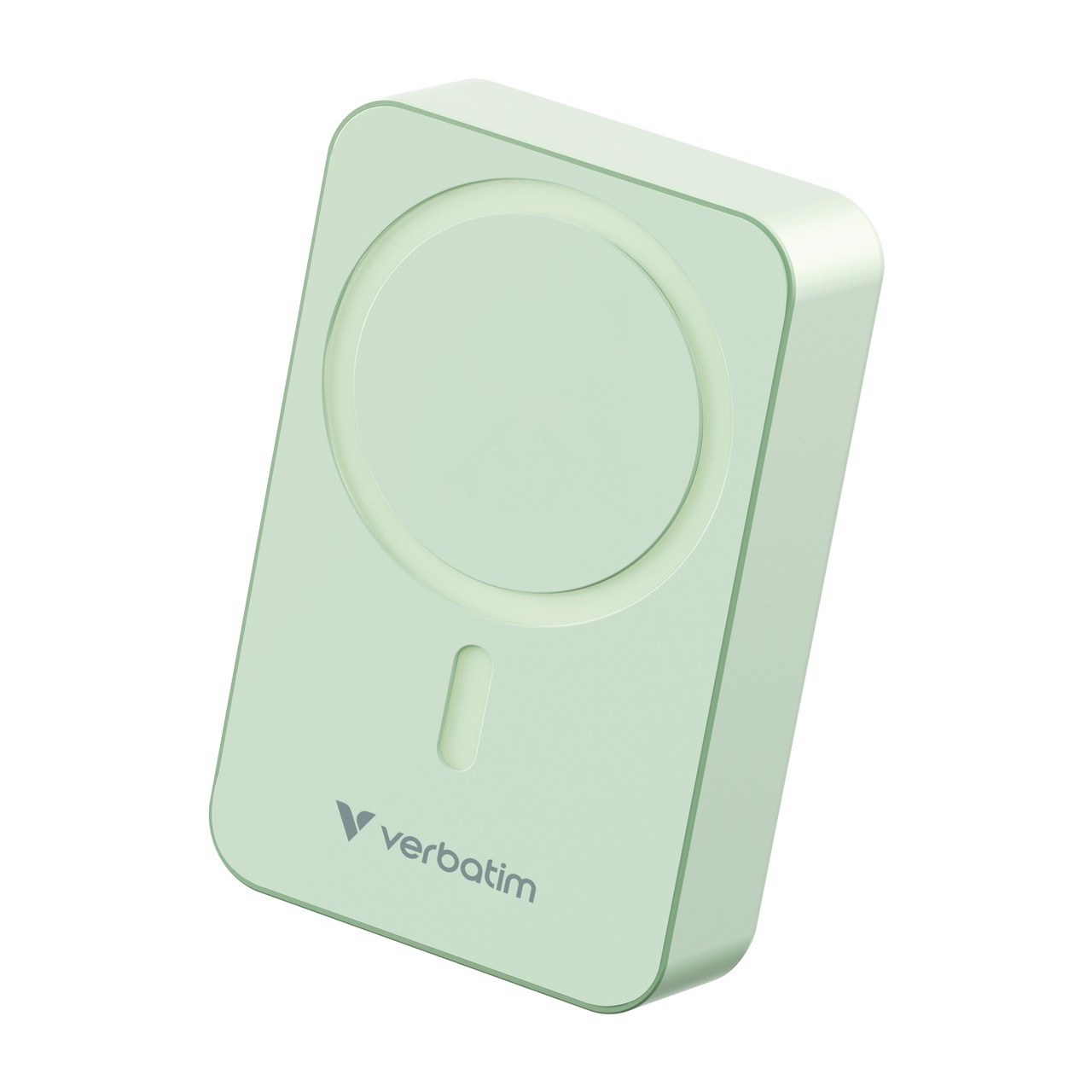 Магнитный беспроводной пауэрбанк Verbatim Charge'n'Go Essentials / 20000 mAh / Green Магнитный беспроводной пауэрбанк Verbatim Charge'n'Go Essentials / 20000 mAh / Green