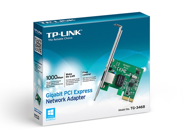 PCIe / Gigabit Ethernet Adapter / TP-LINK TG-3468 PCIe / Gigabit Ethernet Adapter / TP-LINK TG-3468