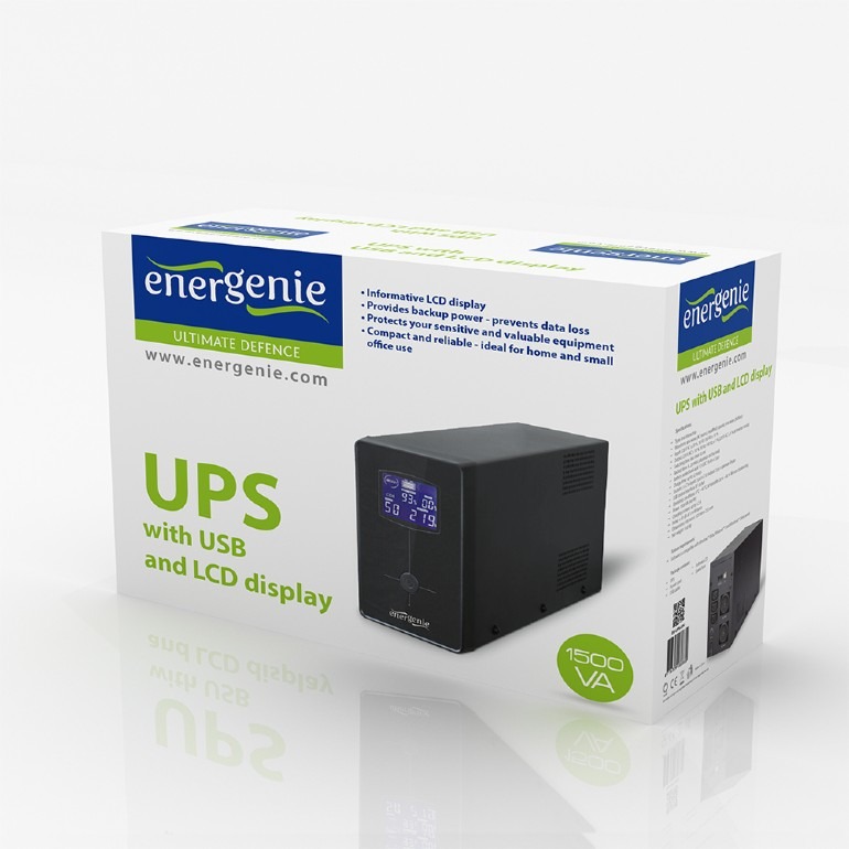 ИБП EnerGenie EG-UPS-034 / 1500VA / 900W ИБП EnerGenie EG-UPS-034 / 1500VA / 900W