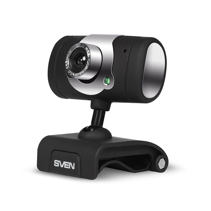 Camera SVEN IC-545, Microphone, 1.3Mpixel, 5G glass lens, hinge for easy camera rotation at any angle, UVC, USB2.0, Black Camera SVEN IC-545, Microphone, 1.3Mpixel, 5G glass lens, hinge for easy camera rotation at any angle, UVC, USB2.0, Black
