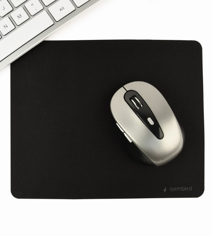 Gembird Mouse pad MP-S-BK, SBR rubber, 220*180mm, Black Gembird Mouse pad MP-S-BK, SBR rubber, 220*180mm, Black