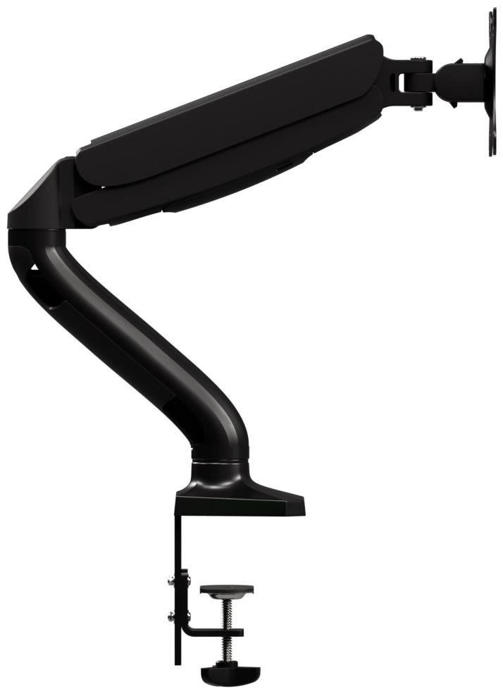 Arm for 1 monitors 13”-31.5” - AOC AS110D0 Black, Desk Clamp/Grommet, Aluminum structure, Gas spring, Height adjustment, Max.Load: 2-9kg, Tilt: '-90°~+85° Arm for 1 monitors 13”-31.5” - AOC AS110D0 Black, Desk Clamp/Grommet, Aluminum structure, Gas spring, Height adjustment, Max.Load: 2-9kg, Tilt: '-90°~+85°