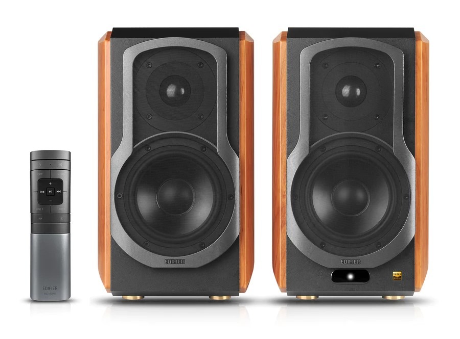 Wi-fi полочная акустика Edifier S1000W / 2x60w / Hi-Res / Wi-fi / Airplay 2 / Bluetooth Wi-fi полочная акустика Edifier S1000W / 2x60w / Hi-Res / Wi-fi / Airplay 2 / Bluetooth