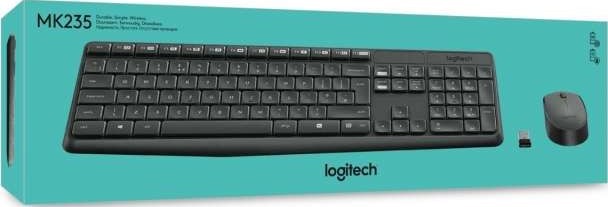 Беспроводная Клавиатура и мышка Logitech Combo MK235 / USB Беспроводная Клавиатура и мышка Logitech Combo MK235 / USB