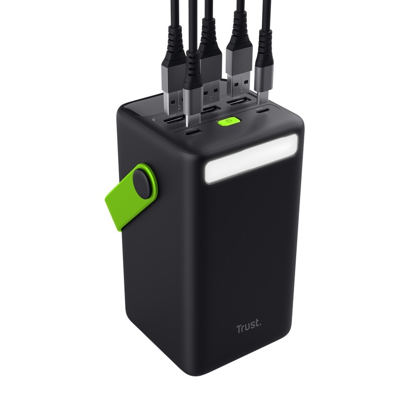 Power Bank Trust Redoh XXL / 50.000mAh / Black Power Bank Trust Redoh XXL / 50.000mAh / Black