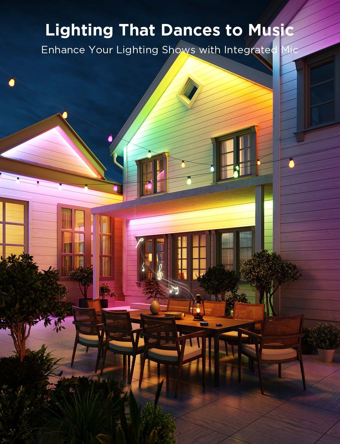 Наружняя светодиодная лента GOVEE RGBICWW Outdoor Strip Light Pro 10M Наружняя светодиодная лента GOVEE RGBICWW Outdoor Strip Light Pro 10M