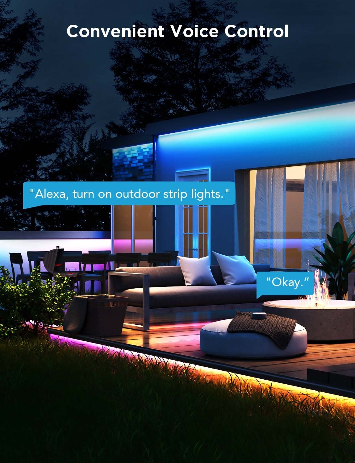 Наружняя светодиодная лента GOVEE RGBICWW Outdoor Strip Light Pro 10M Наружняя светодиодная лента GOVEE RGBICWW Outdoor Strip Light Pro 10M