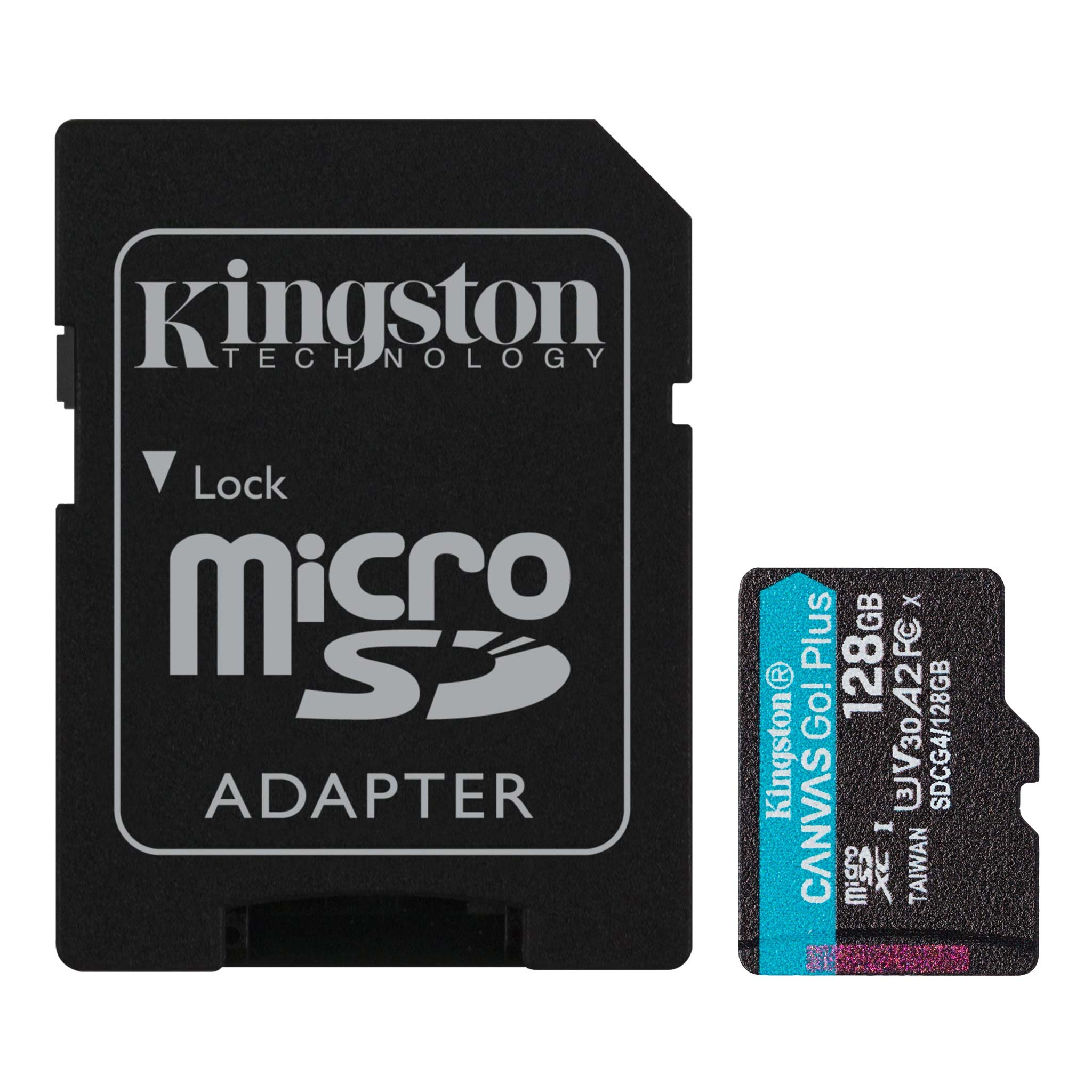 Card de memorie microSD 128GB Kingston Canvas Go Plus Gen 4, A2, up to 200MB/s, + SD adapter Card de memorie microSD 128GB Kingston Canvas Go Plus Gen 4, A2, up to 200MB/s, + SD adapter