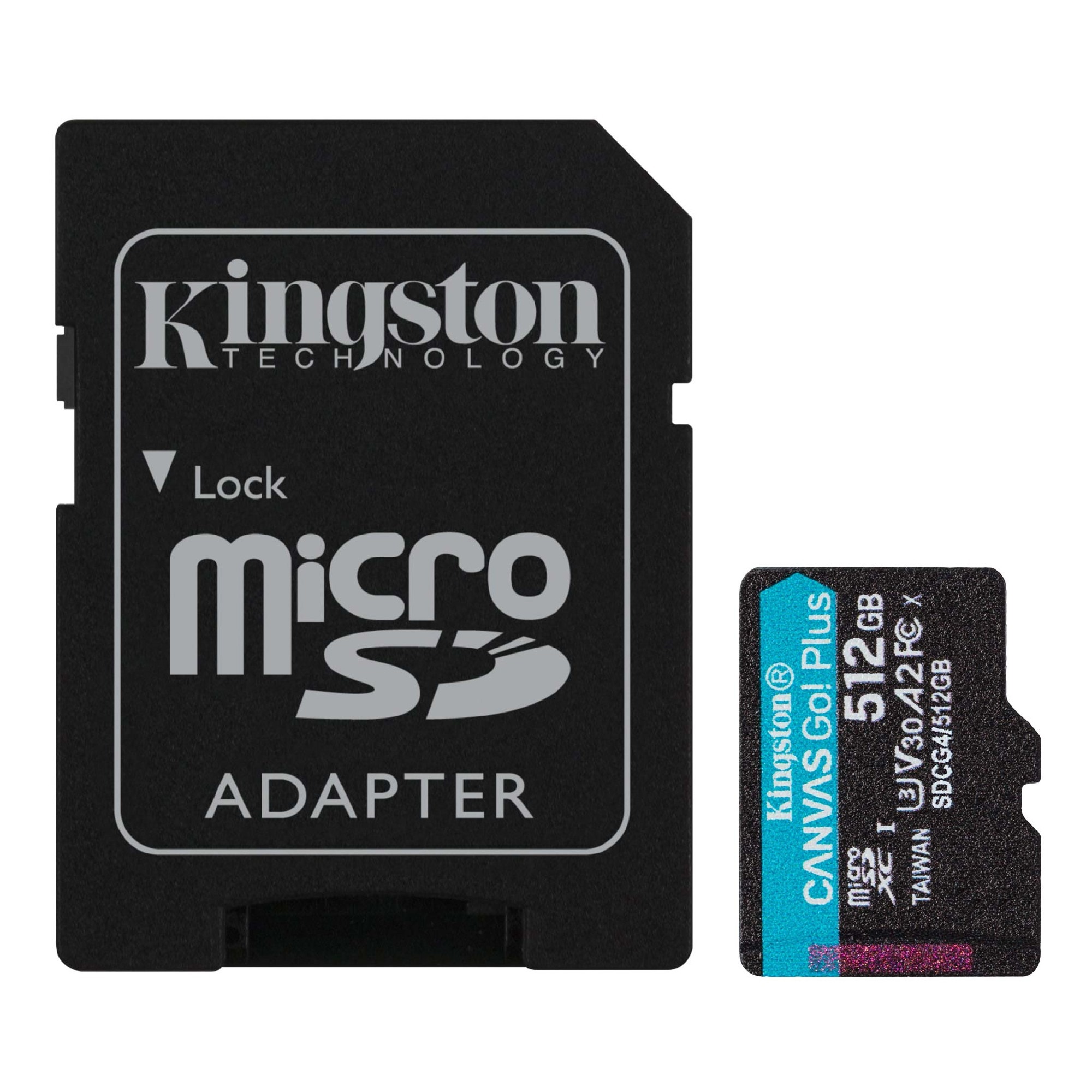 Card de memorie microSD 512GB Kingston Canvas Go Plus Gen 4, A2, up to 200MB/s, + SD adapter Card de memorie microSD 512GB Kingston Canvas Go Plus Gen 4, A2, up to 200MB/s, + SD adapter