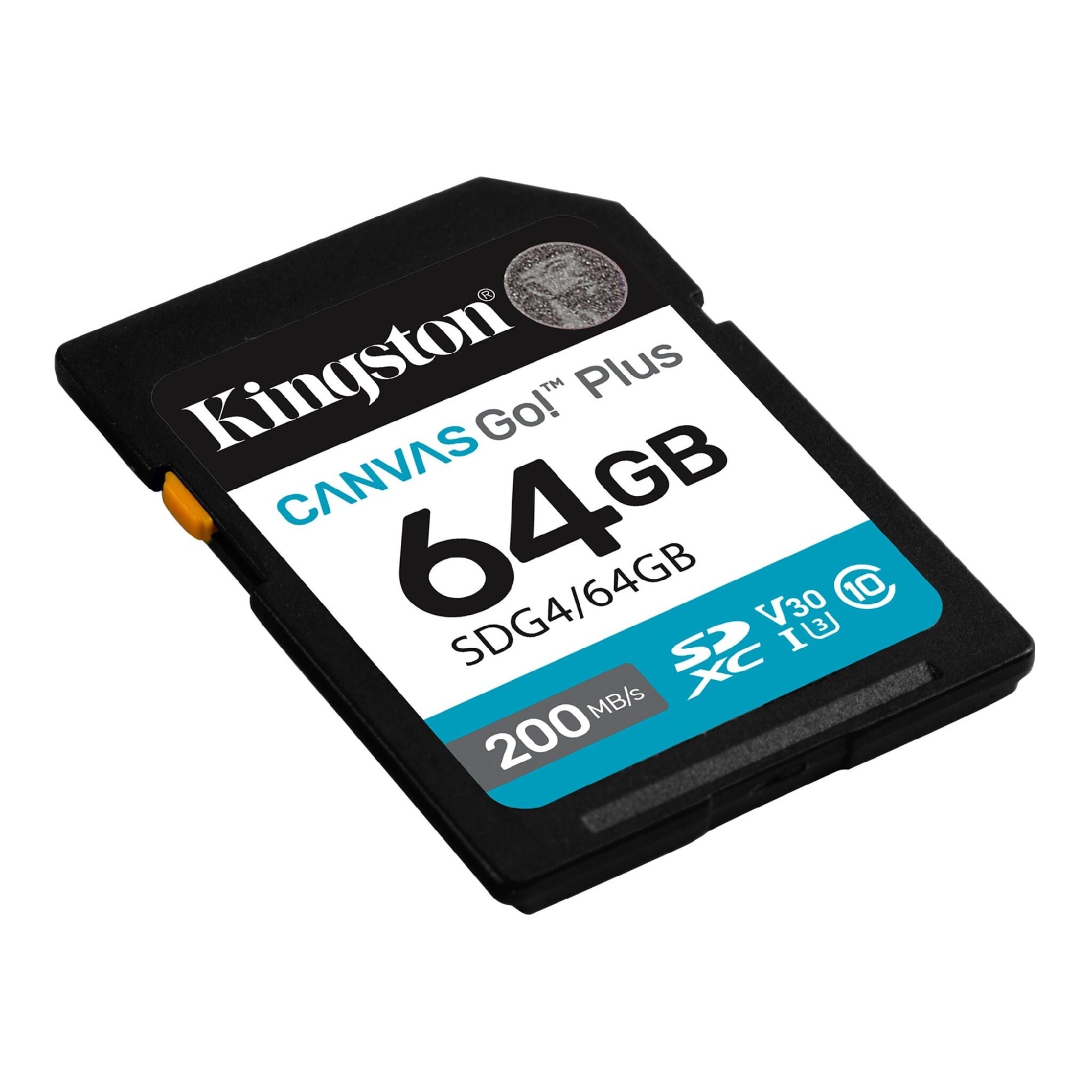 Card de memorie SD 64GB Kingston Canvas Go! Plus G4, 200/160MB/s Card de memorie SD 64GB Kingston Canvas Go! Plus G4, 200/160MB/s