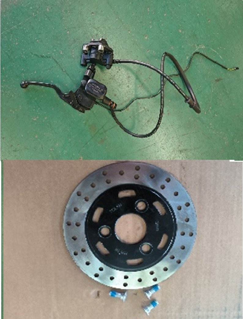 Set maneta cu butuc si disc fata Weter 1000 IN Set maneta cu butuc si disc fata Weter 1000 IN