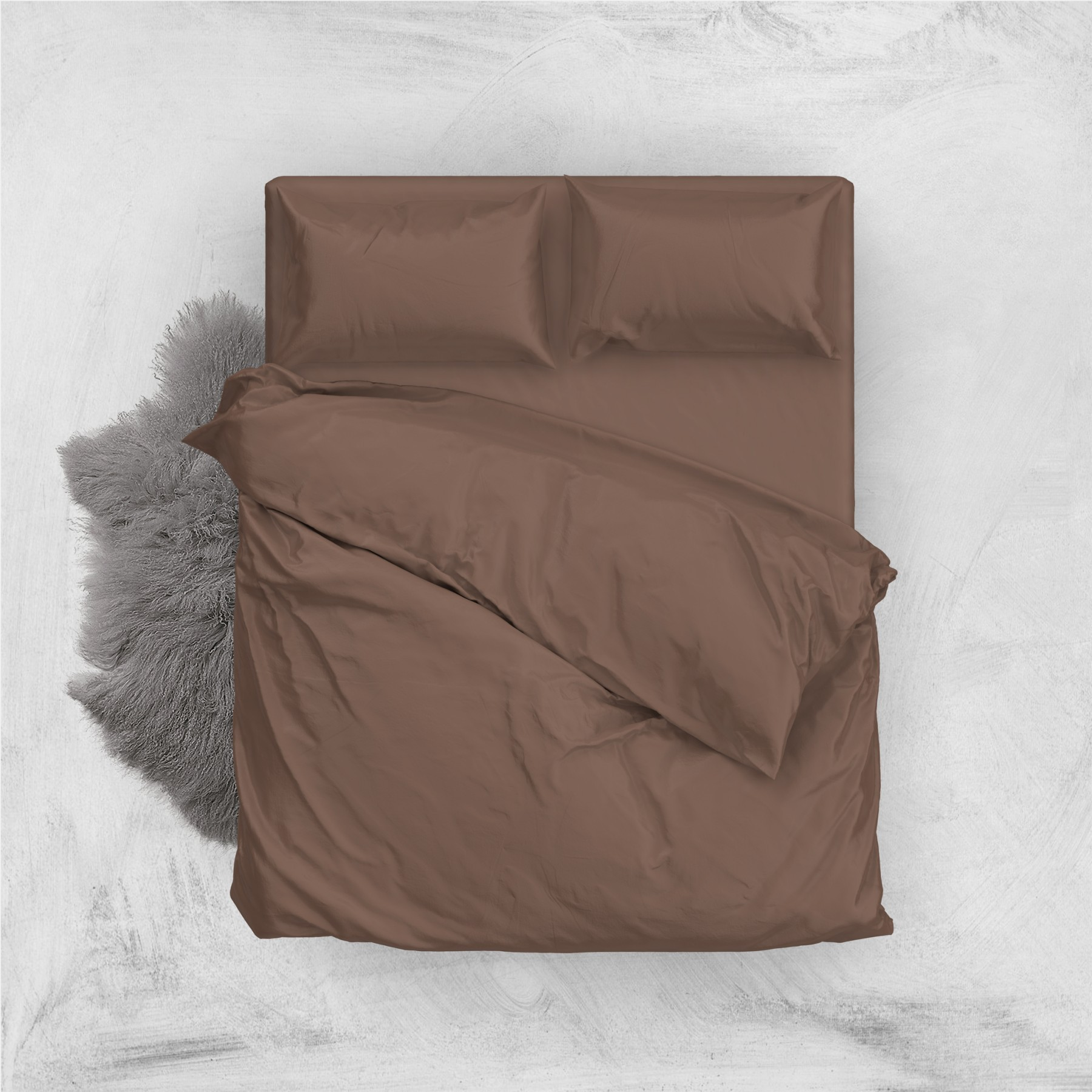 Set de lenjerie pentru pat Relaxe Home Soft Dreams 200 x 220 cm Chocolate