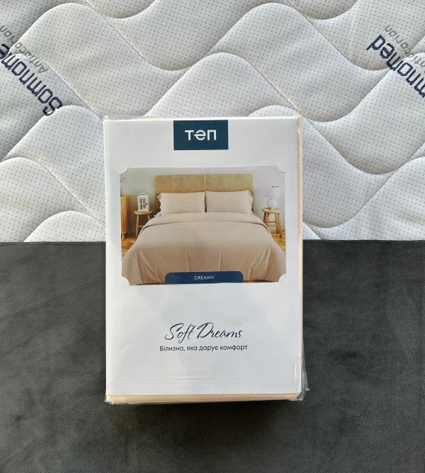 Комплект постельного белья Relaxe Home Soft Dreams 200 x 220 см Creamy Комплект постельного белья Relaxe Home Soft Dreams 200 x 220 см Creamy