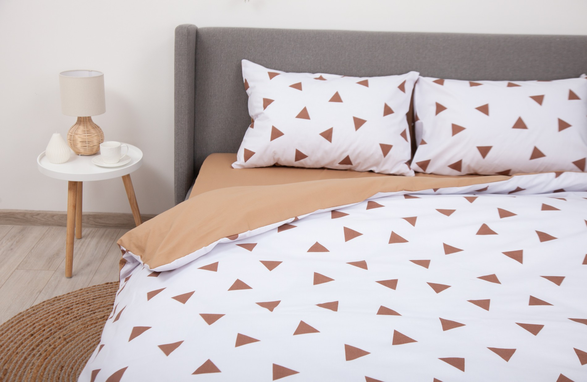Set de lenjerie pentru pat Relaxe Home Soft Dreams 200 x 220 cm Triang Cappuccino Set de lenjerie pentru pat Relaxe Home Soft Dreams 200 x 220 cm Triang Cappuccino