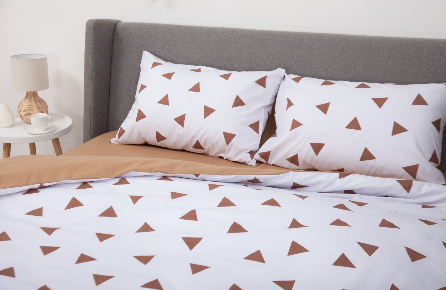 Set de lenjerie pentru pat Relaxe Home Soft Dreams 200 x 220 cm Triang Cappuccino Set de lenjerie pentru pat Relaxe Home Soft Dreams 200 x 220 cm Triang Cappuccino