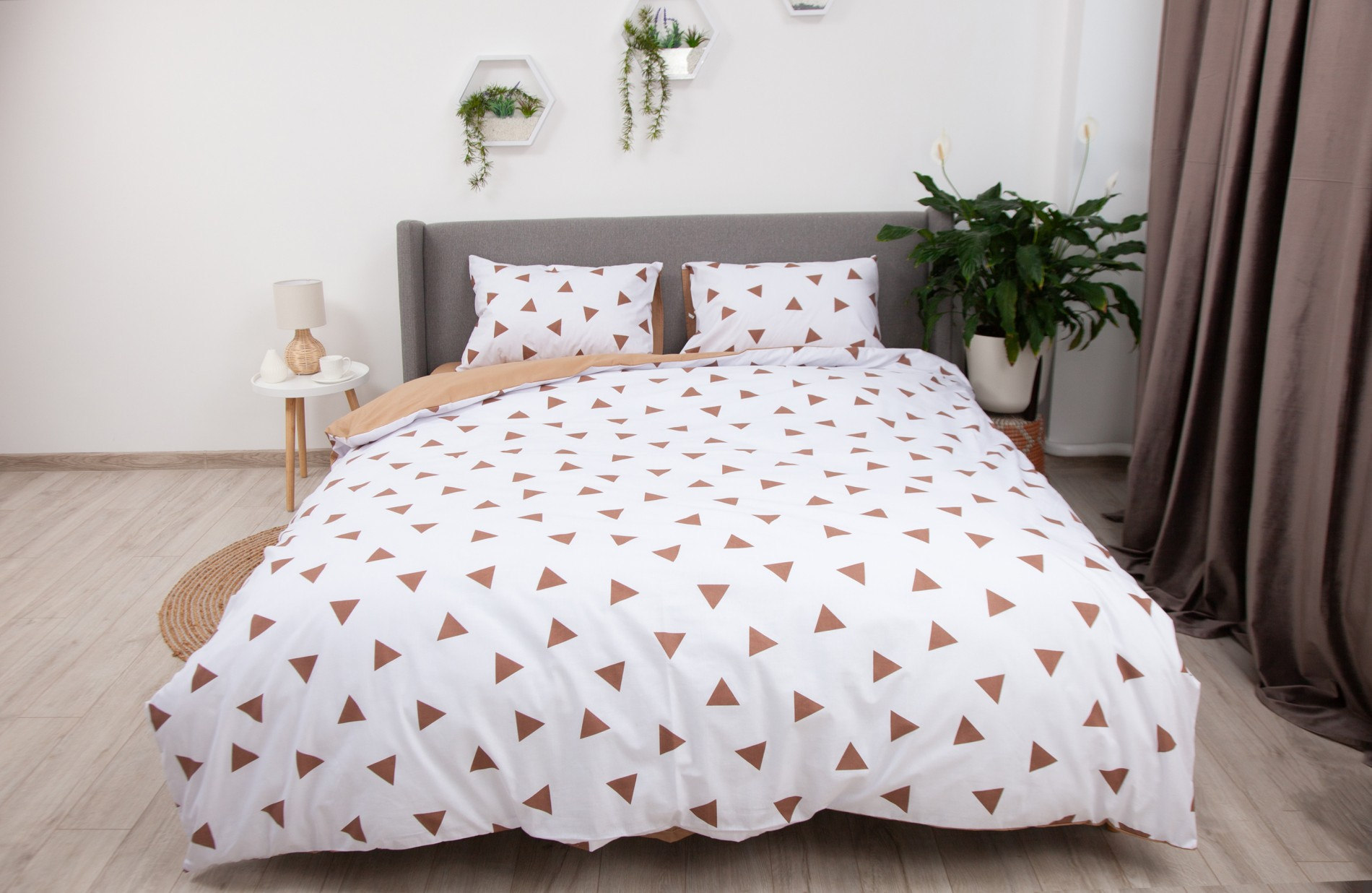 Set de lenjerie pentru pat Relaxe Home Soft Dreams 200 x 220 cm Triang Cappuccino