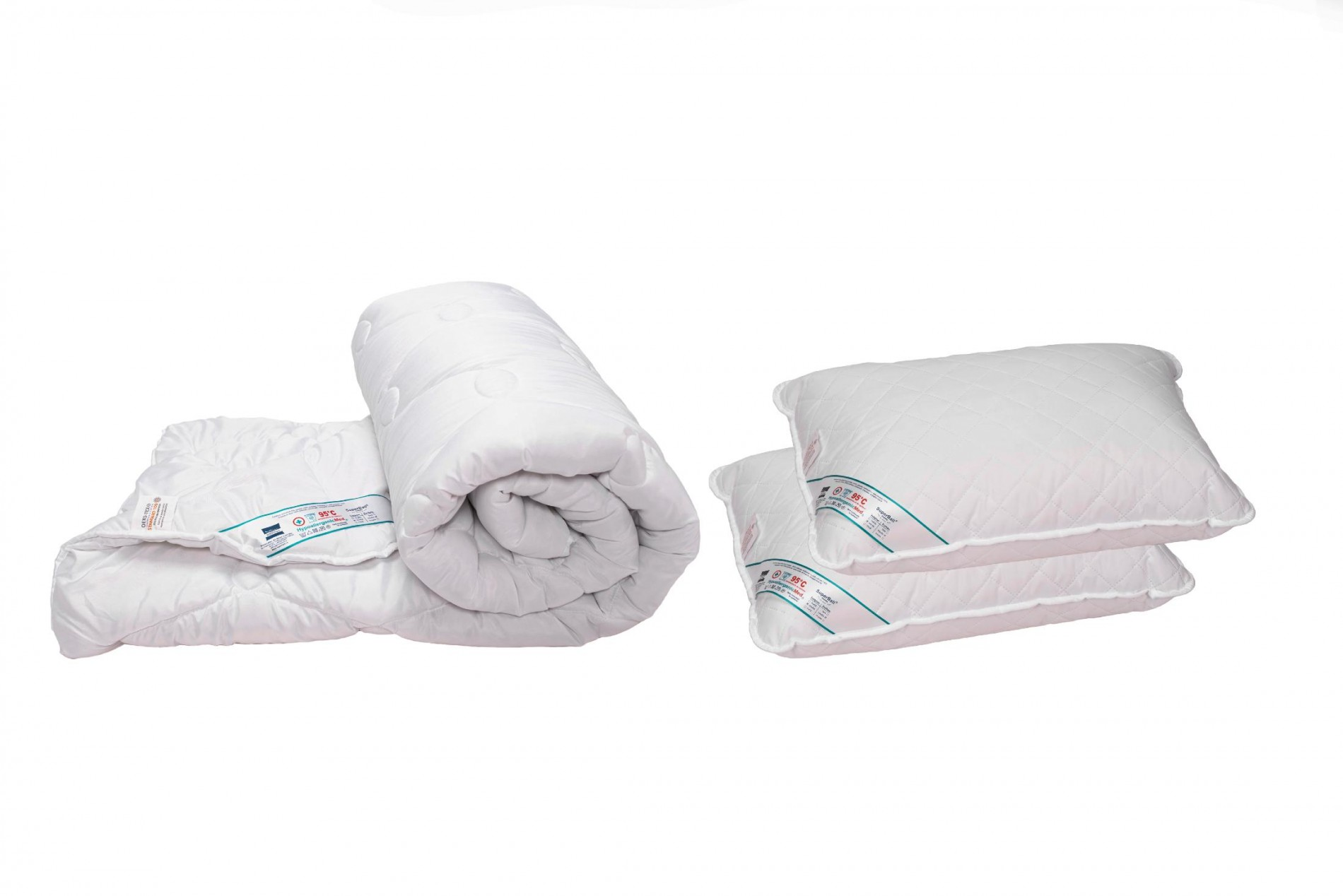 Комплект Одеяло + 2 подушки Relaxe Home HypoallergenicMed 200 x 220 см