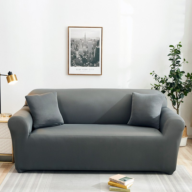 Чехол для дивана Relaxe Home Solid Sofa Cover 3 места (190-230 см) Серый