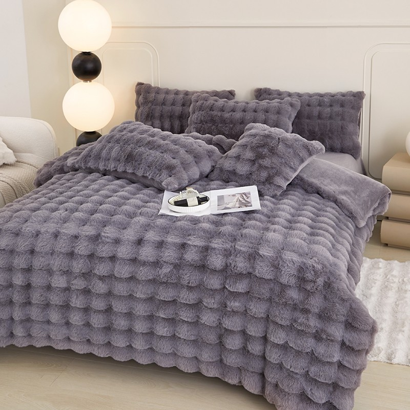 Set de lenjerie pentru pat Relaxe Home Puffed Dreams 200 x 230 cm Grey