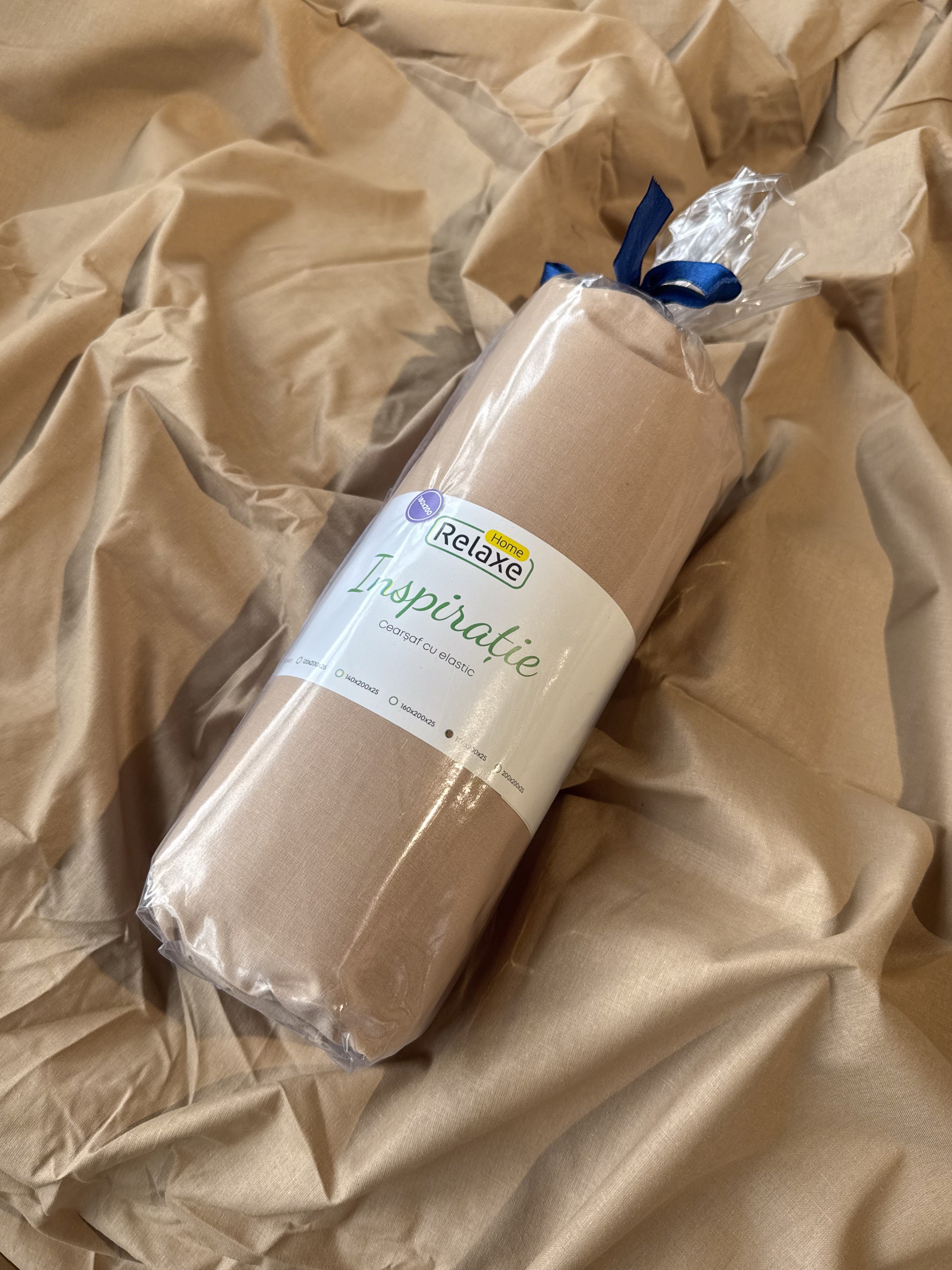 Cearșaf pentru pat Relaxe Home Inspiratie 90 x 200 cm Almond Cearșaf pentru pat Relaxe Home Inspiratie 90 x 200 cm Almond