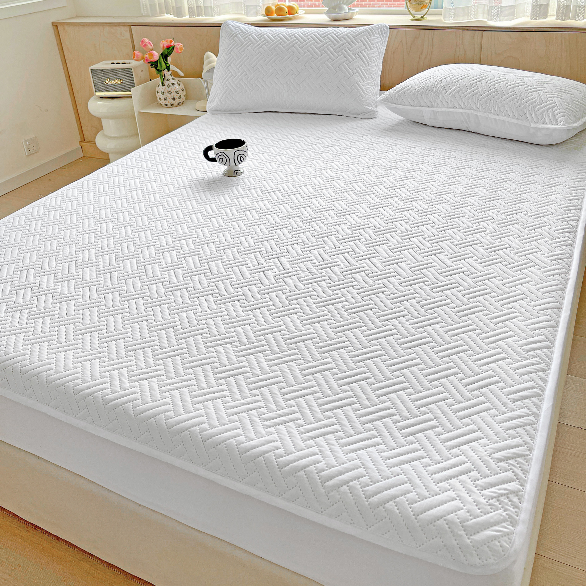 Husa de protecție Softica 180 x 200 cm White Husa de protecție Softica 180 x 200 cm White