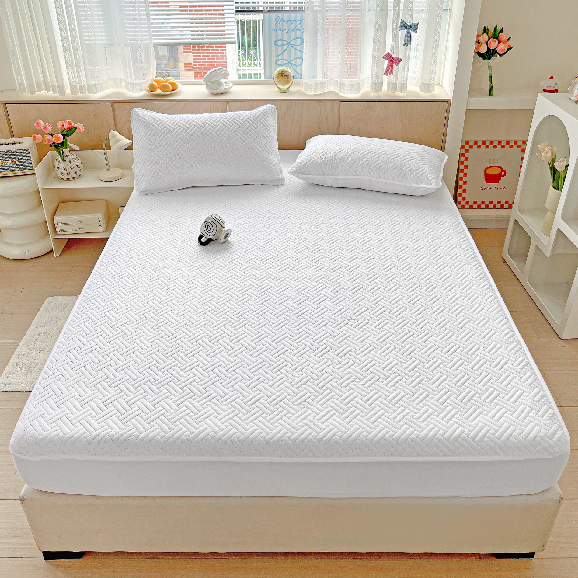 Husa de protecție Softica 180 x 200 cm White Husa de protecție Softica 180 x 200 cm White