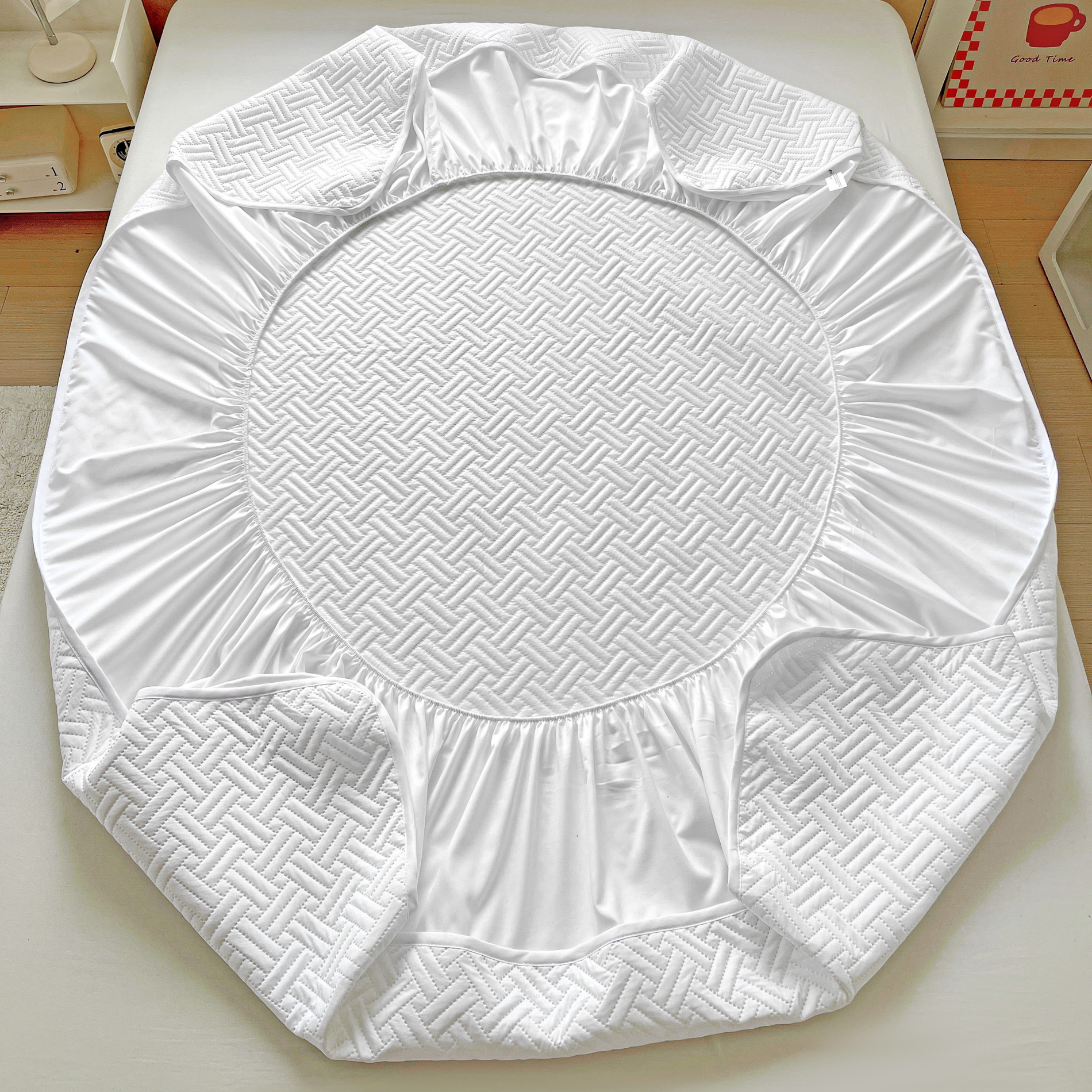 Husa de protecție Softica 180 x 200 cm White Husa de protecție Softica 180 x 200 cm White