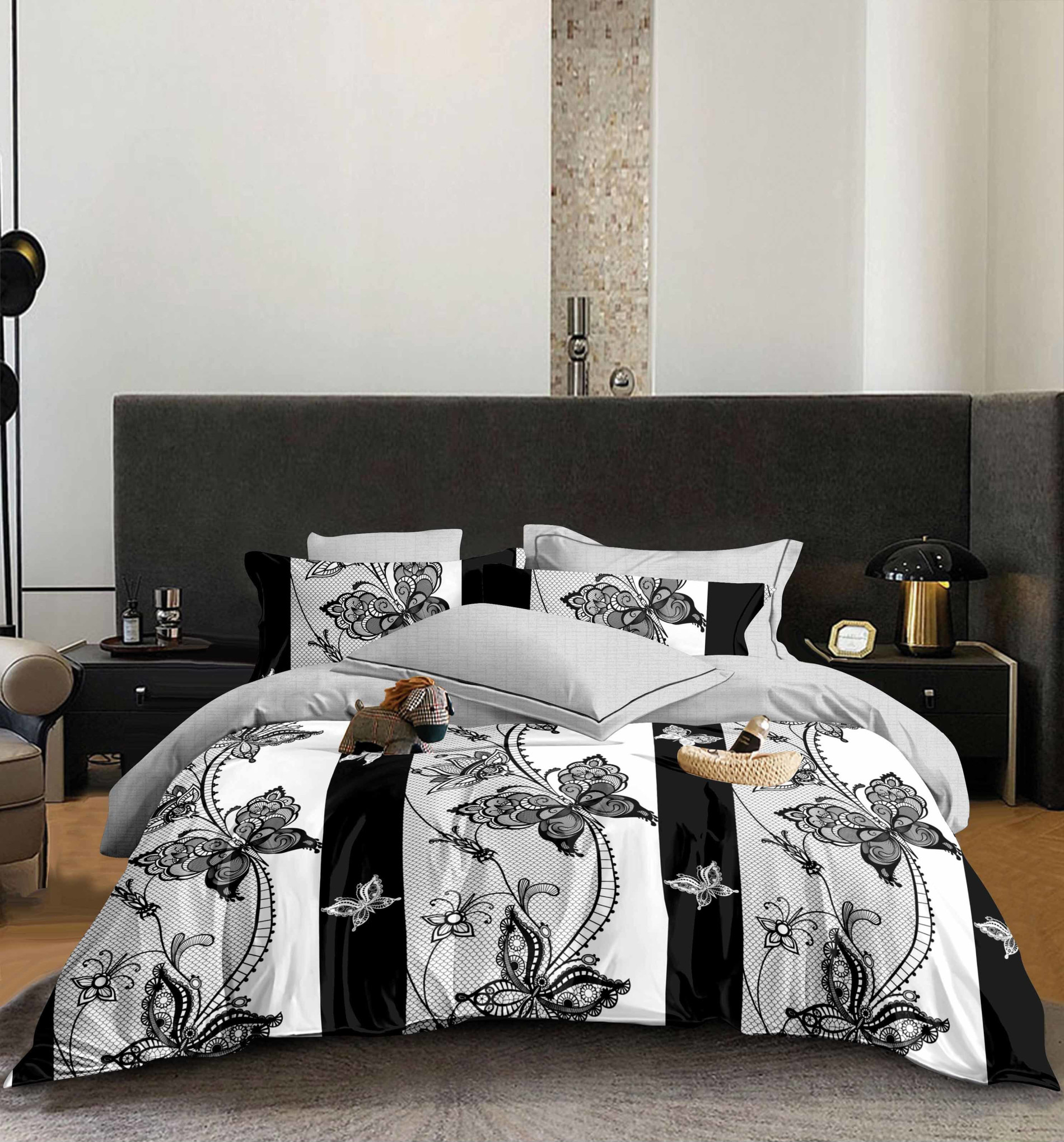Set de lenjerie pentru pat Softica Fantasy Dreams 200 x 220 cm Butterfly's Crossing