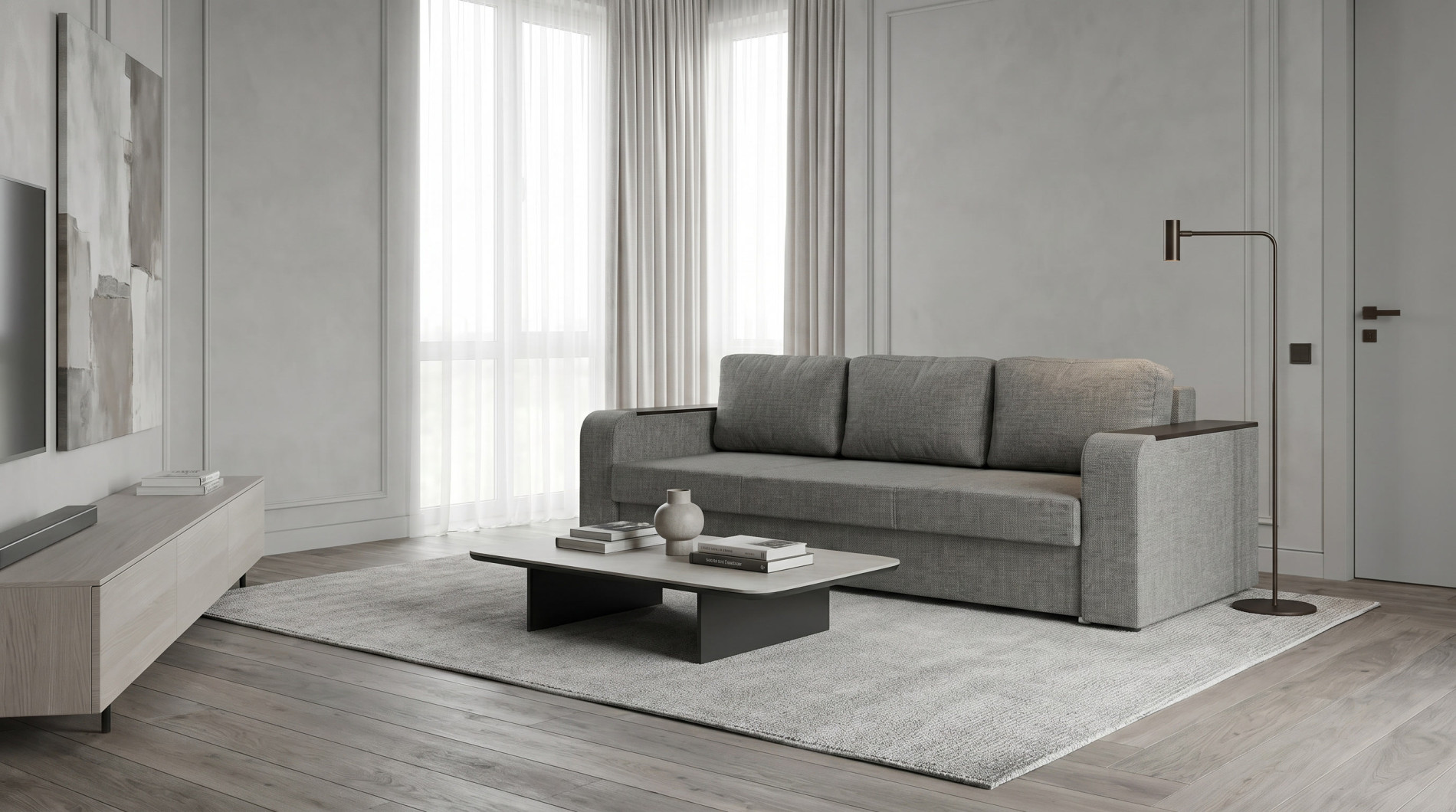 Canapea dreaptă extensibilă Madrid Chelsia 95 Canapea dreaptă extensibilă Madrid Chelsia 95
