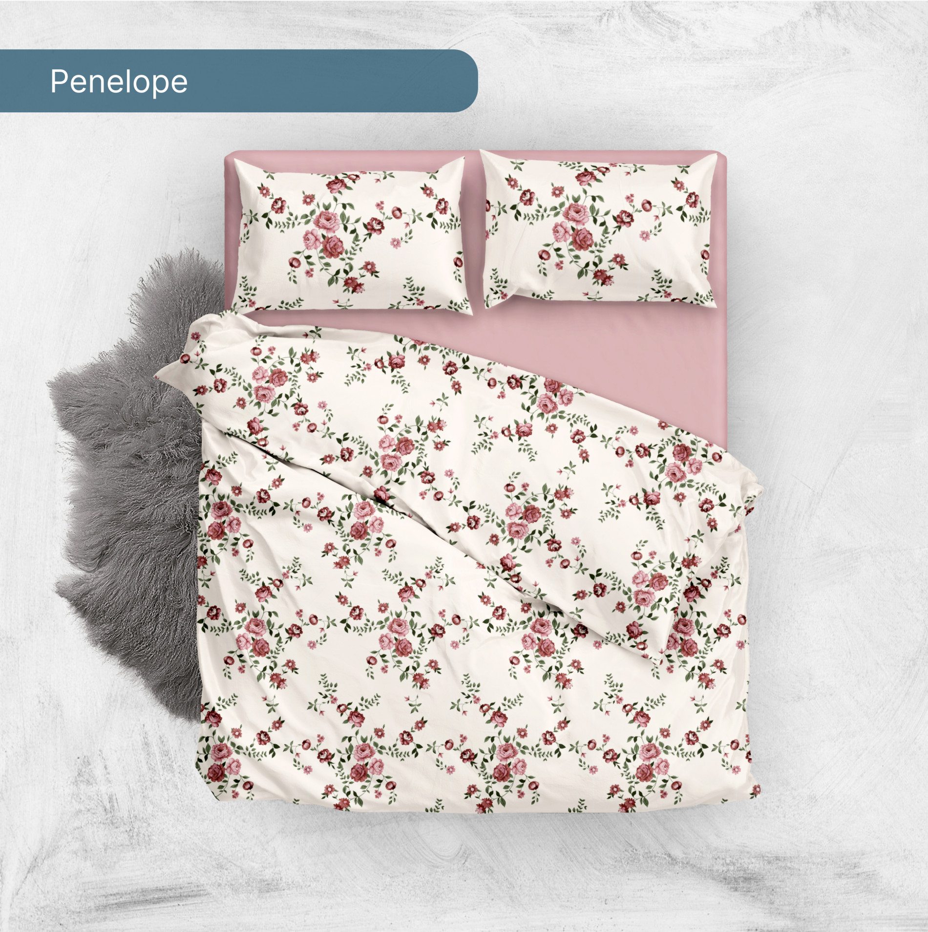 Set de lenjerie pentru pat Relaxe Home Soft Dreams 200 x 220 cm Penelope Set de lenjerie pentru pat Relaxe Home Soft Dreams 200 x 220 cm Penelope