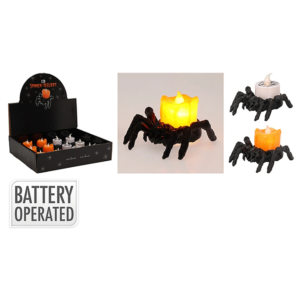 Suvenir LED Halloween Paianjen 8X7X5 cm