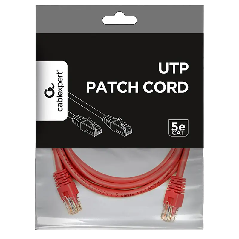 Патч-корд Cablexpert PP12-2M/RO, CAT5e UTP, 2м, Розовый Патч-корд Cablexpert PP12-2M/RO, CAT5e UTP, 2м, Розовый