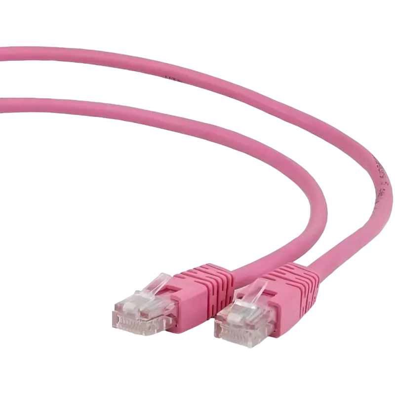 Патч-корд Cablexpert PP12-2M/RO, CAT5e UTP, 2м, Розовый Патч-корд Cablexpert PP12-2M/RO, CAT5e UTP, 2м, Розовый