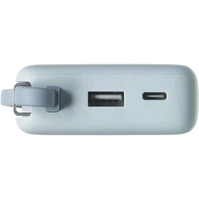 Acumulator extern Xiaomi BHR08NZGL, 10000mAh, Albastru deschis Acumulator extern Xiaomi BHR08NZGL, 10000mAh, Albastru deschis