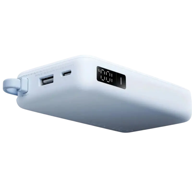 Acumulator extern Xiaomi BHR08NZGL, 10000mAh, Albastru deschis Acumulator extern Xiaomi BHR08NZGL, 10000mAh, Albastru deschis