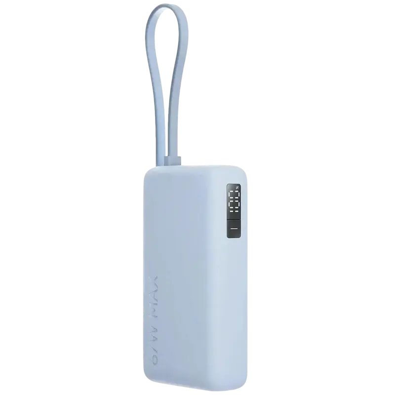 Acumulator extern Xiaomi BHR08NZGL, 10000mAh, Albastru deschis Acumulator extern Xiaomi BHR08NZGL, 10000mAh, Albastru deschis